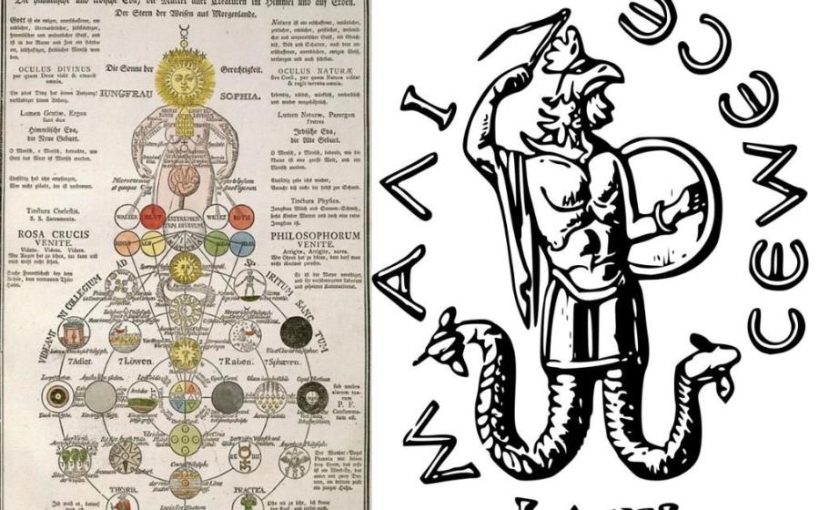 Mystical depictions of Sophia and Gnosticism